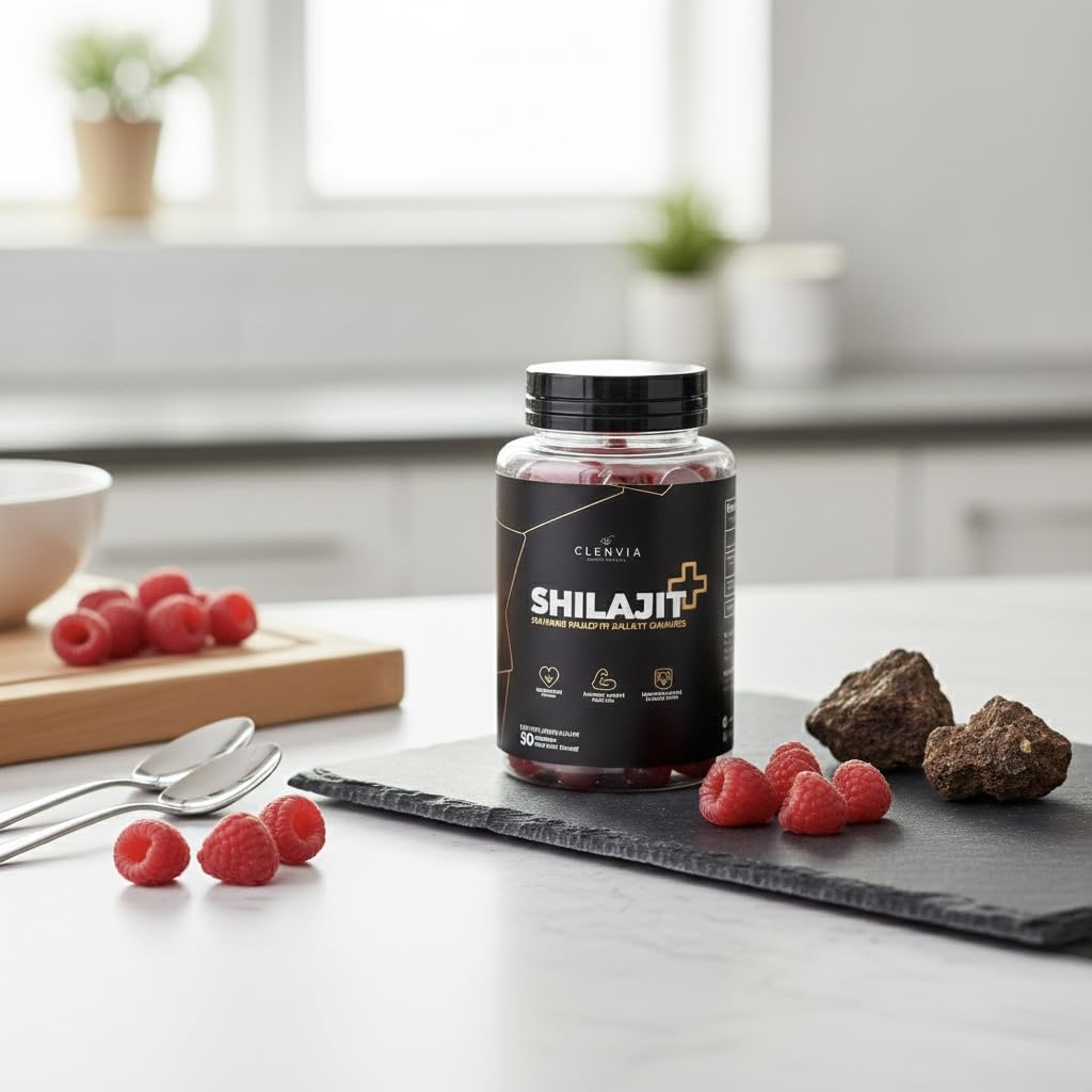 CLENVIA Sundried Himalayan Shilajit Capsule 1000mg, 50 Capsules