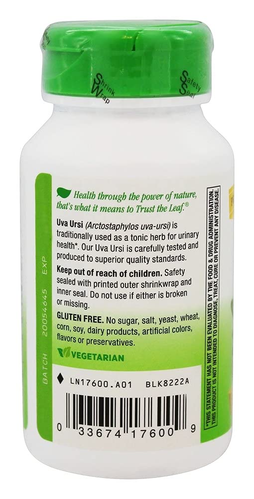 Nature's Way Uva Ursi Leaves 480 mg, 100 Capsules