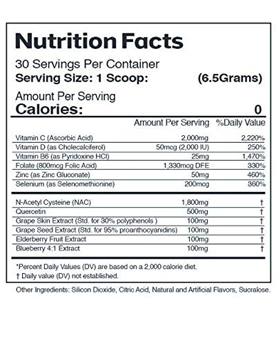 AML Advanced Molecular Labs Immune Cocktail Berry Power Punch Powder 30