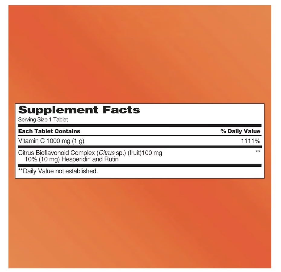 Generic Extra Strength Vitamin C 1000 mg Gummy, 120 Count