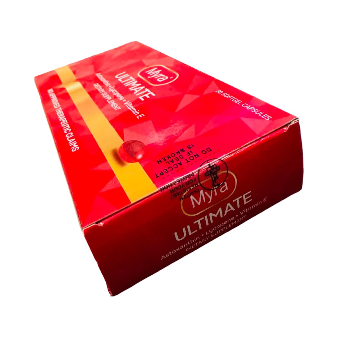 Generic Myra Utimate with Astaxanthin, Lycopene and Vitamin E Softgel 1 Count