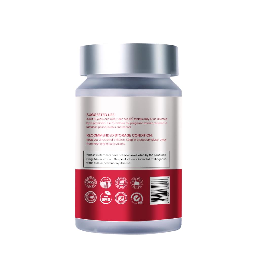 FOPIZ Ginsenosides Rg3rh2 & Milk Thistle Ginseng Extract, 60 Tablets
