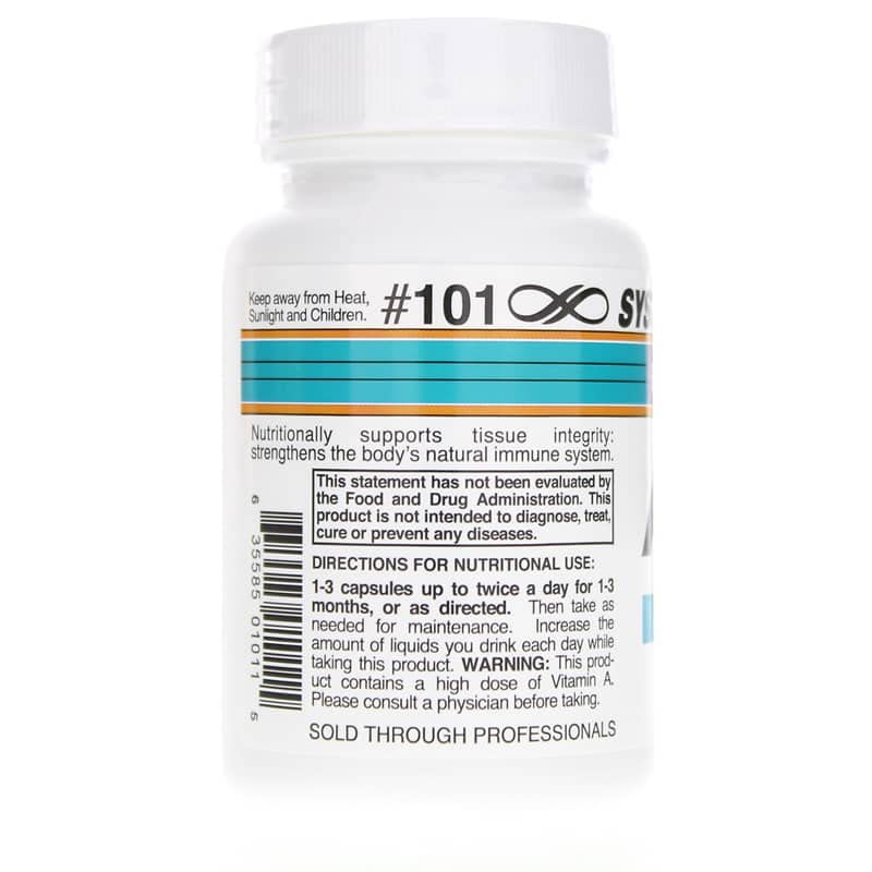 Systemic Formulas Bio Nutriment #101 Vitamin ACP 60 Capsules