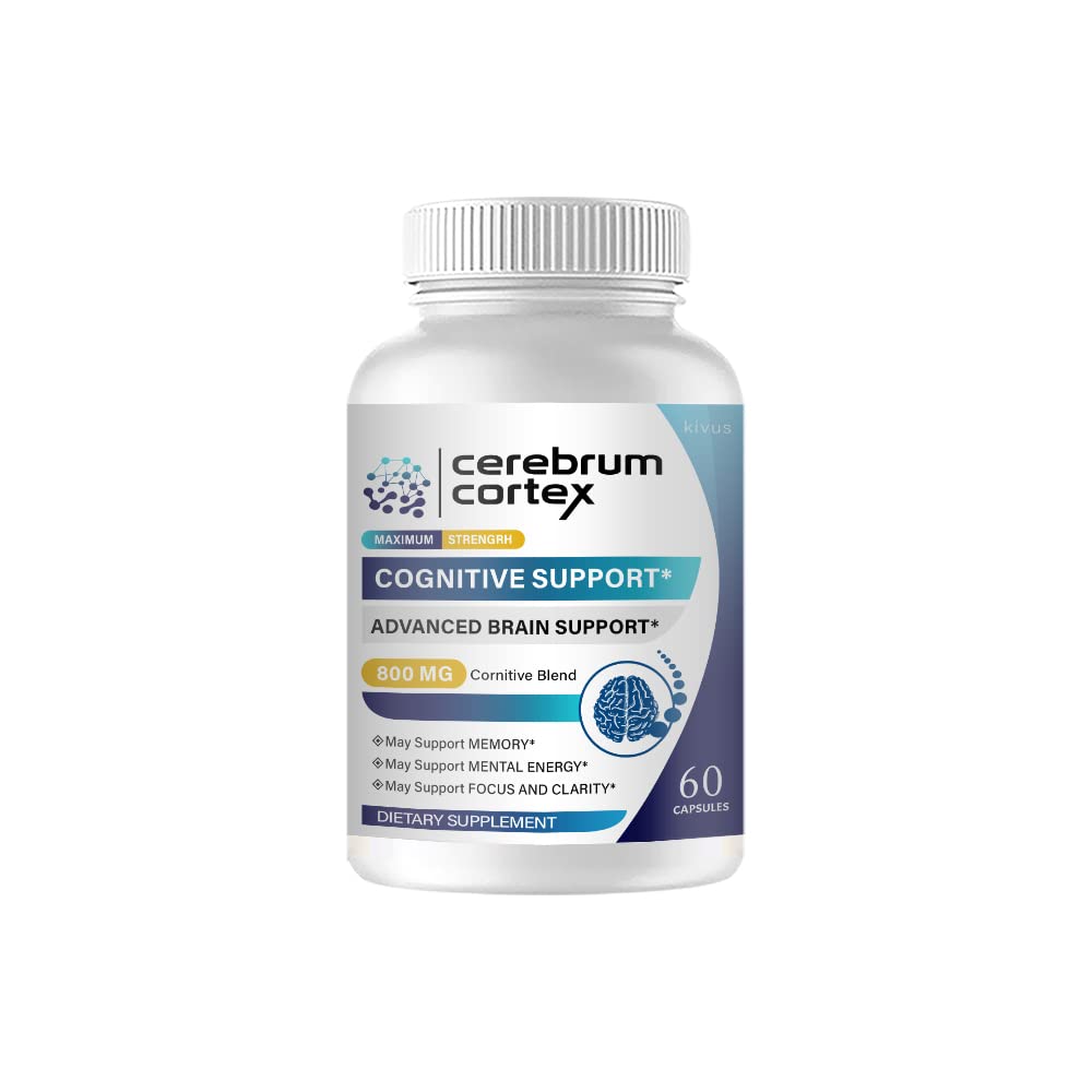 Kivus Cerebrum Cortex Cognitive Support Capsules, 60 Capsules