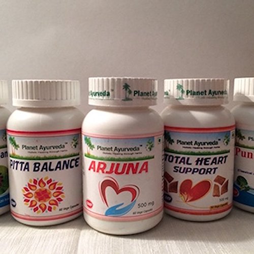 Planet Ayurveda Hypertension Care Pack Special - Ayurvedic Remedy Capsules, 5