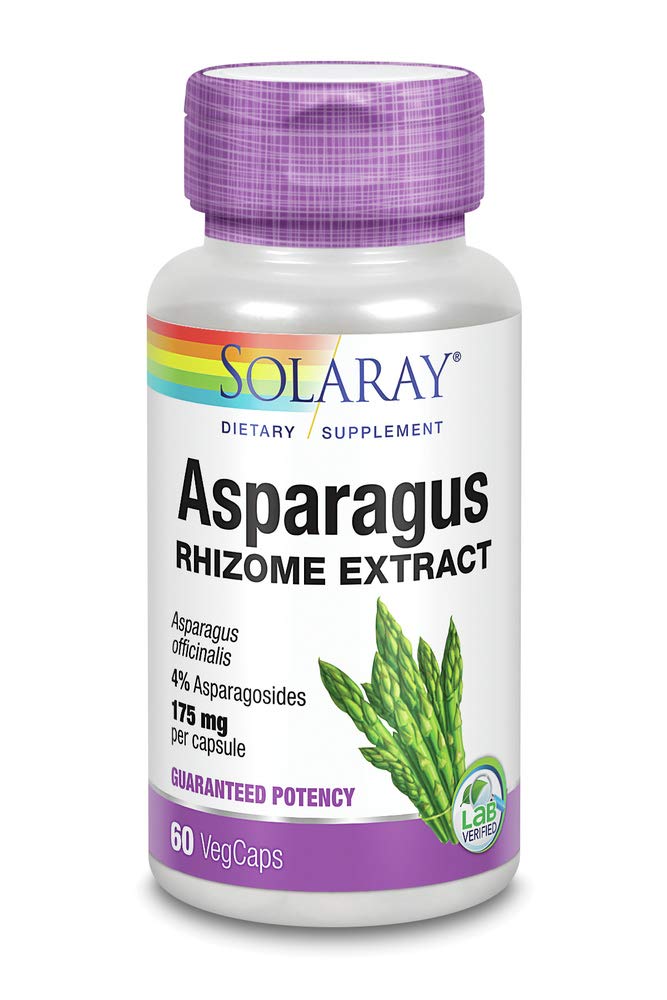 Solaray Asparagus 175 mg Capsules 60 Count