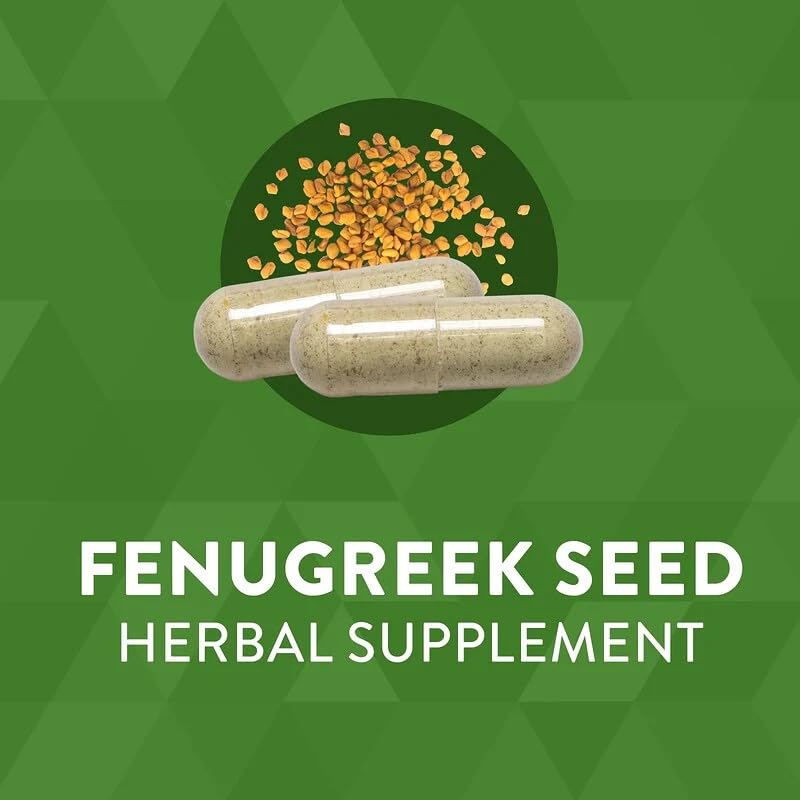 Nature's Way Fenugreek Seed 610mg, 100 Capsules