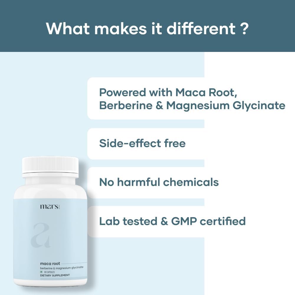 Mars Maca Root Caps (Ginseng) Capsules 120 Count
