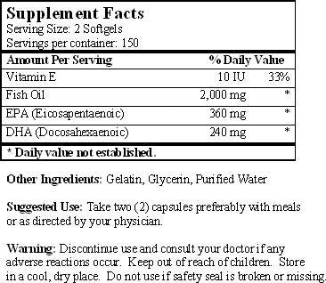 NCB Golden Alaska Deep Sea Fish Oil 1000 mg Softgels 12 Pack
