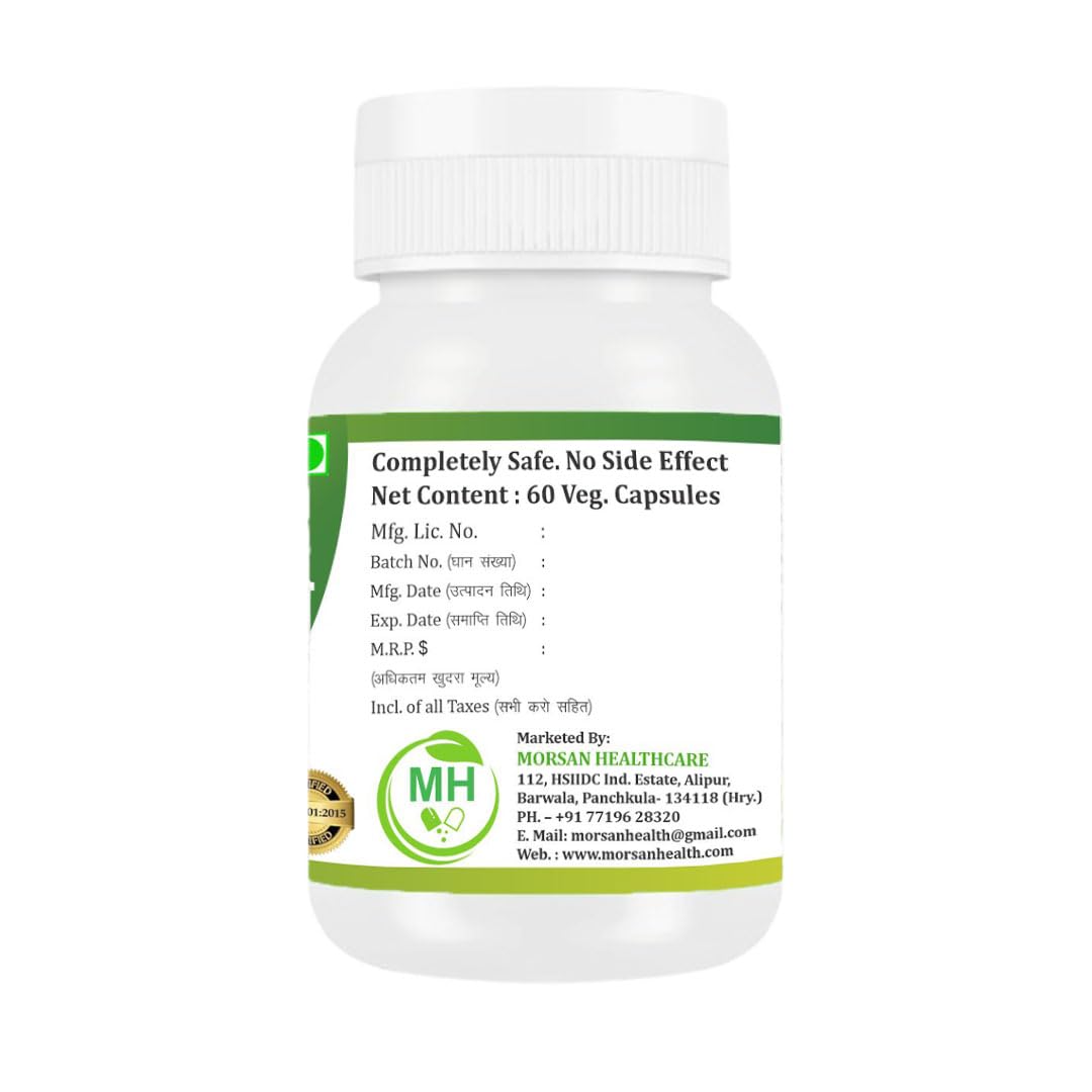 Morsan Healthcare Organic Arjuna Extract Capsules 500mg Capsule 120