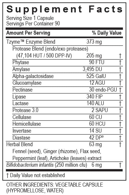 TRANSFORMATION Carbo-G High Potency Enzyme Blend Capsule, 90 Count