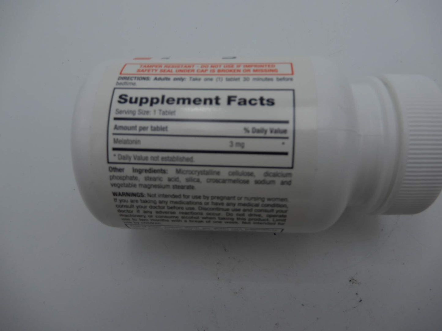 Rugby Laboratories Melatonin 3mg, 60 Tablets