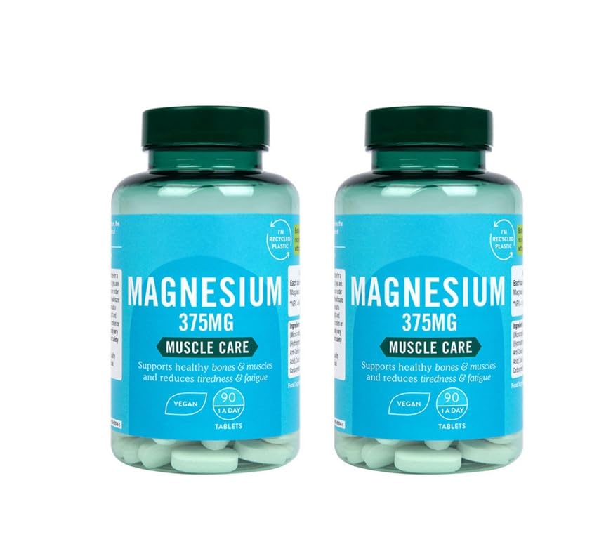 Generic H and B Magnesium 375mg Muscle Care Tablets, 180 Tablets