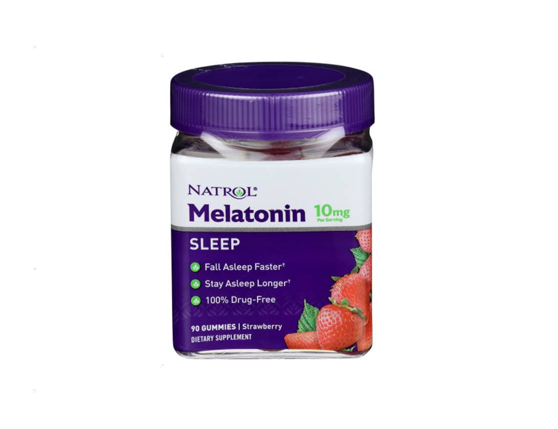 Natrol Melatonin 10 mg Gummies Strawberry, 270 Gummies