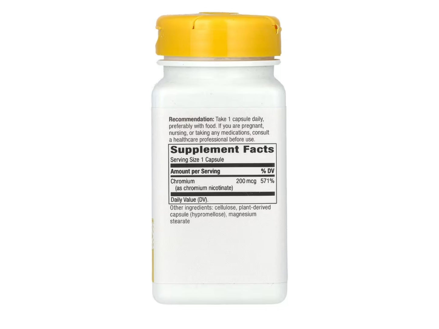 Nature's Way GTF Chromium 200 mcg Capsule, 100 Count
