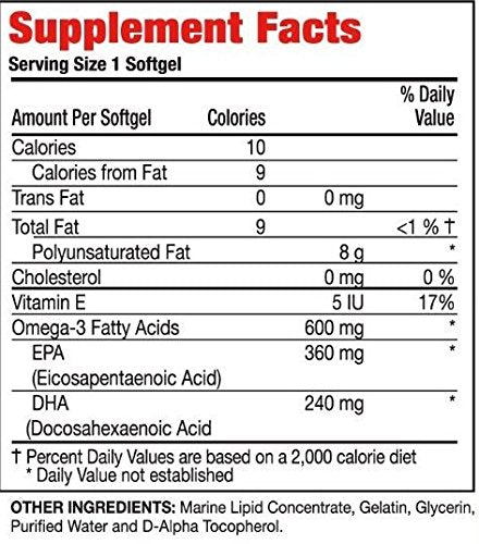Nutrisalud Products Omega-3 Capsules 100 Count