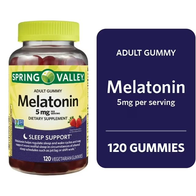 Generic Melatonin Adult Gummy, 120 Count