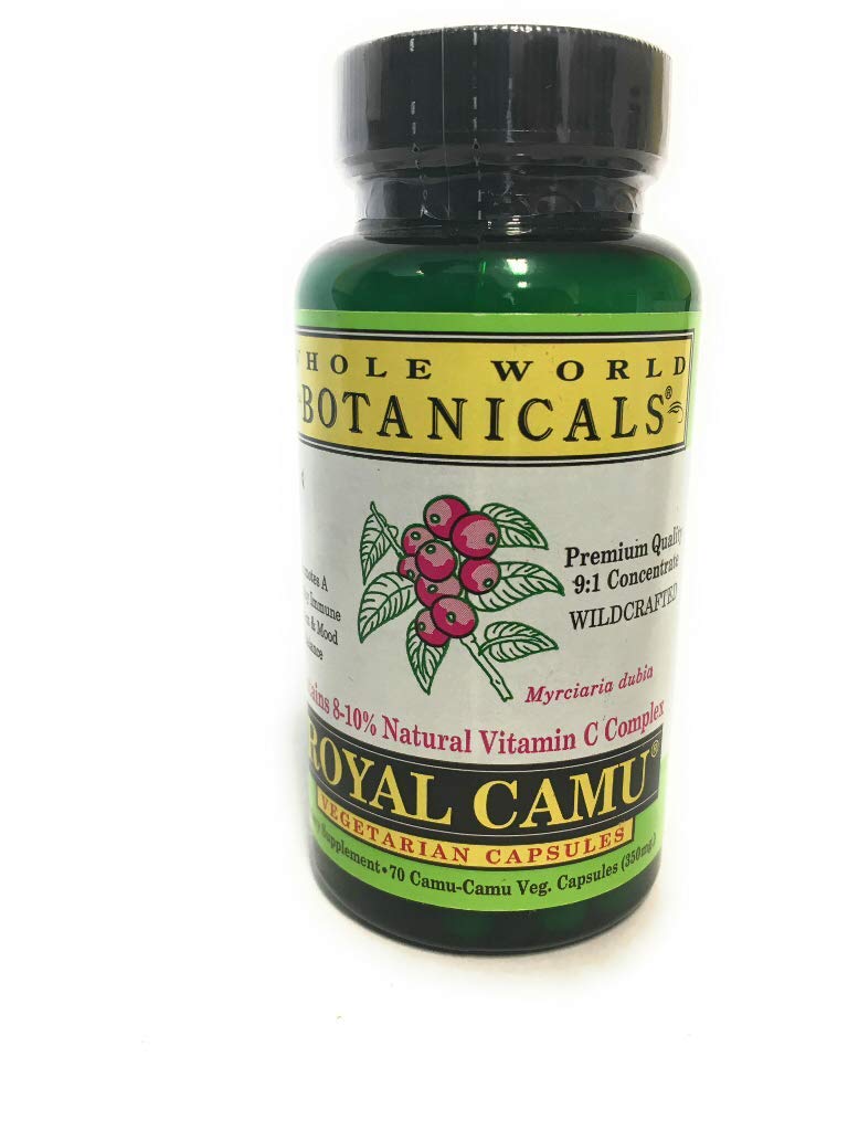 Whole World Botanicals Royal Camu Camu Capsules 70 Capsules