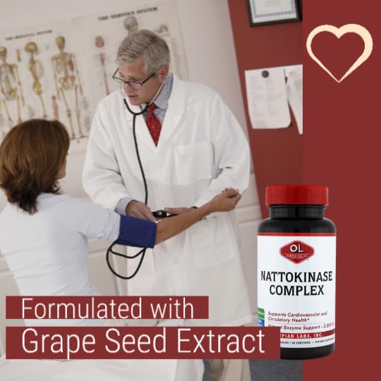 Olympian Labs Nattokinase Complex with Grape Seed Extract, 30 Capsules