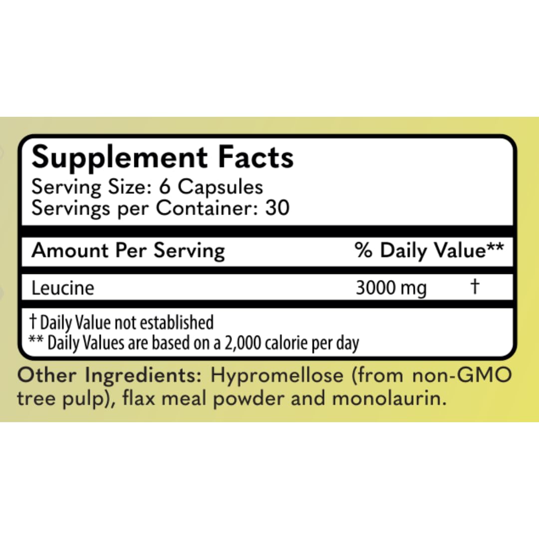 MD Logic Health Leucine Capsule 180 Count
