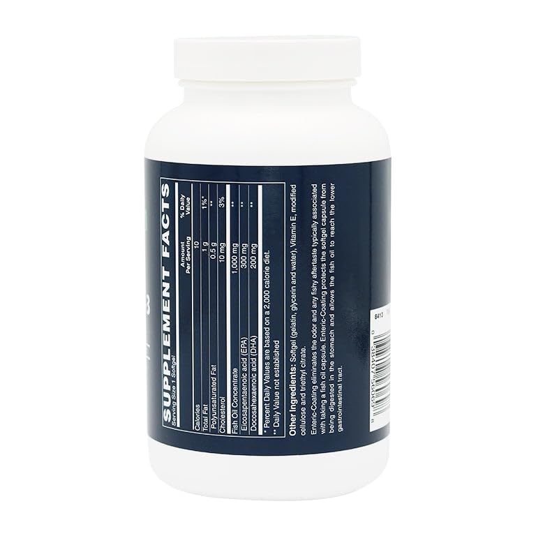 Netrition Enteric-Coated Super Omega-3 EPA + DHA Softgels 120