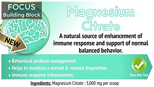 Animal Element Magnesium Citrate Powder 8 oz