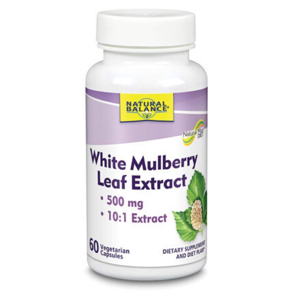 Natural Balance White Mulberry Leaf Extract Capsules, 60 Count