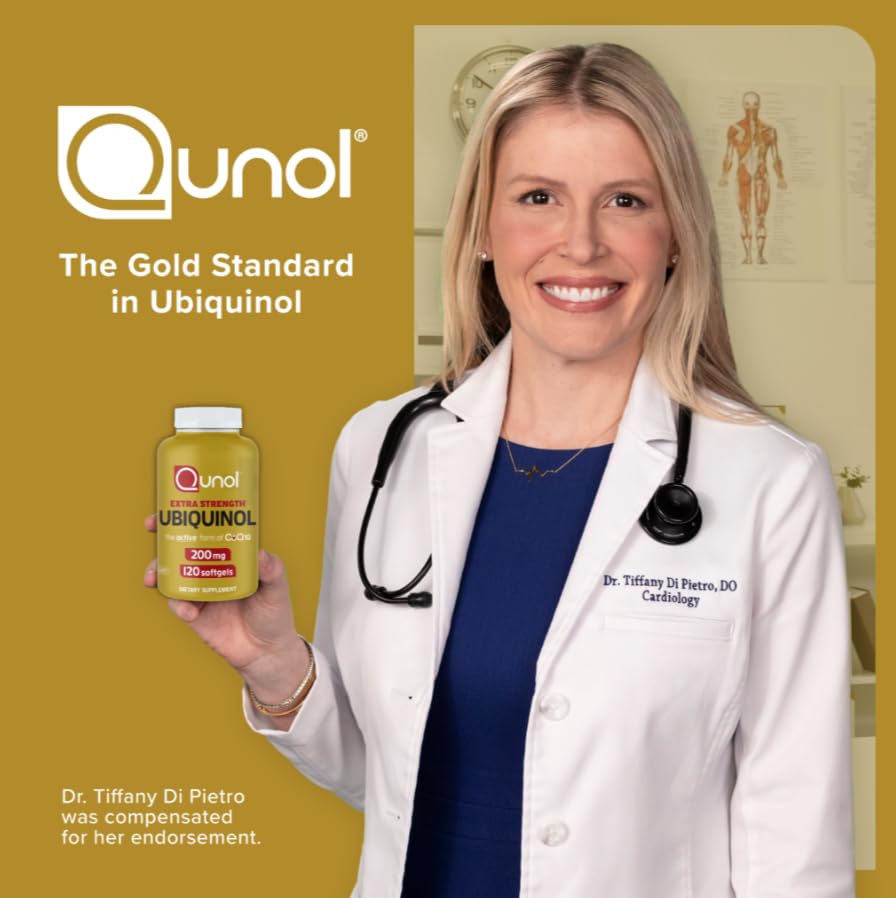 Qunol Ubiquinol 200mg Softgel, 120 Softgels