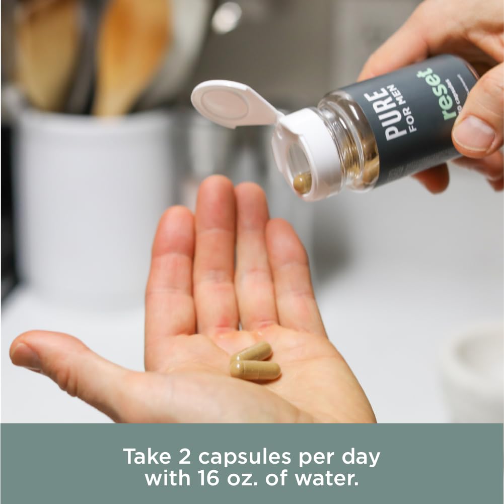 Pure for Men Detox Supplement Reset Capsule 30 Capsules