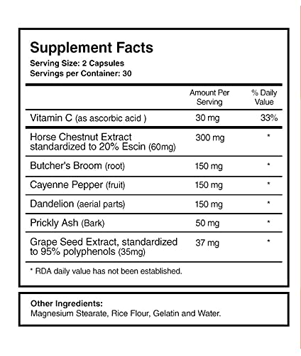 Nutrisalud Products Circulation Complex Capsules, 120 Capsules