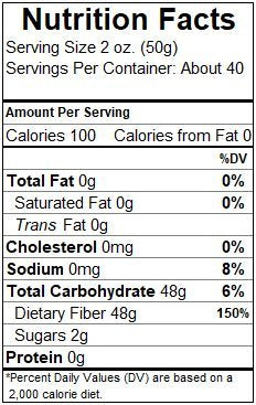 Know-How Foods Prebiotic Dietary Fiber Powder 80