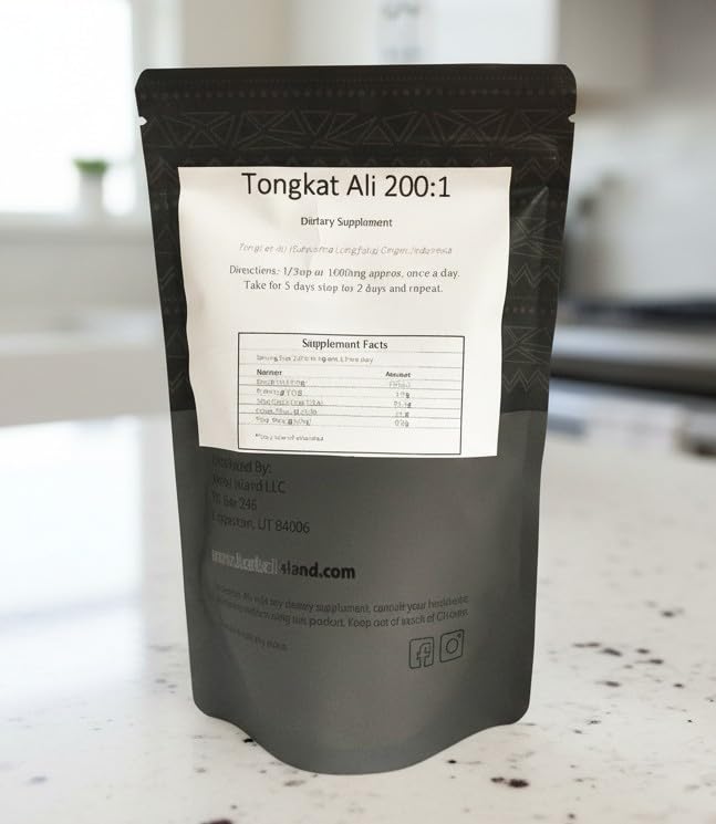 Herbal Island Tongkat Ali 200:1 Extract Powder 3.5 Ounce