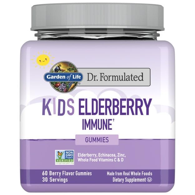 Garden of Life Dr. Formulated Kids Elderberry Immune Gummies 60 ct