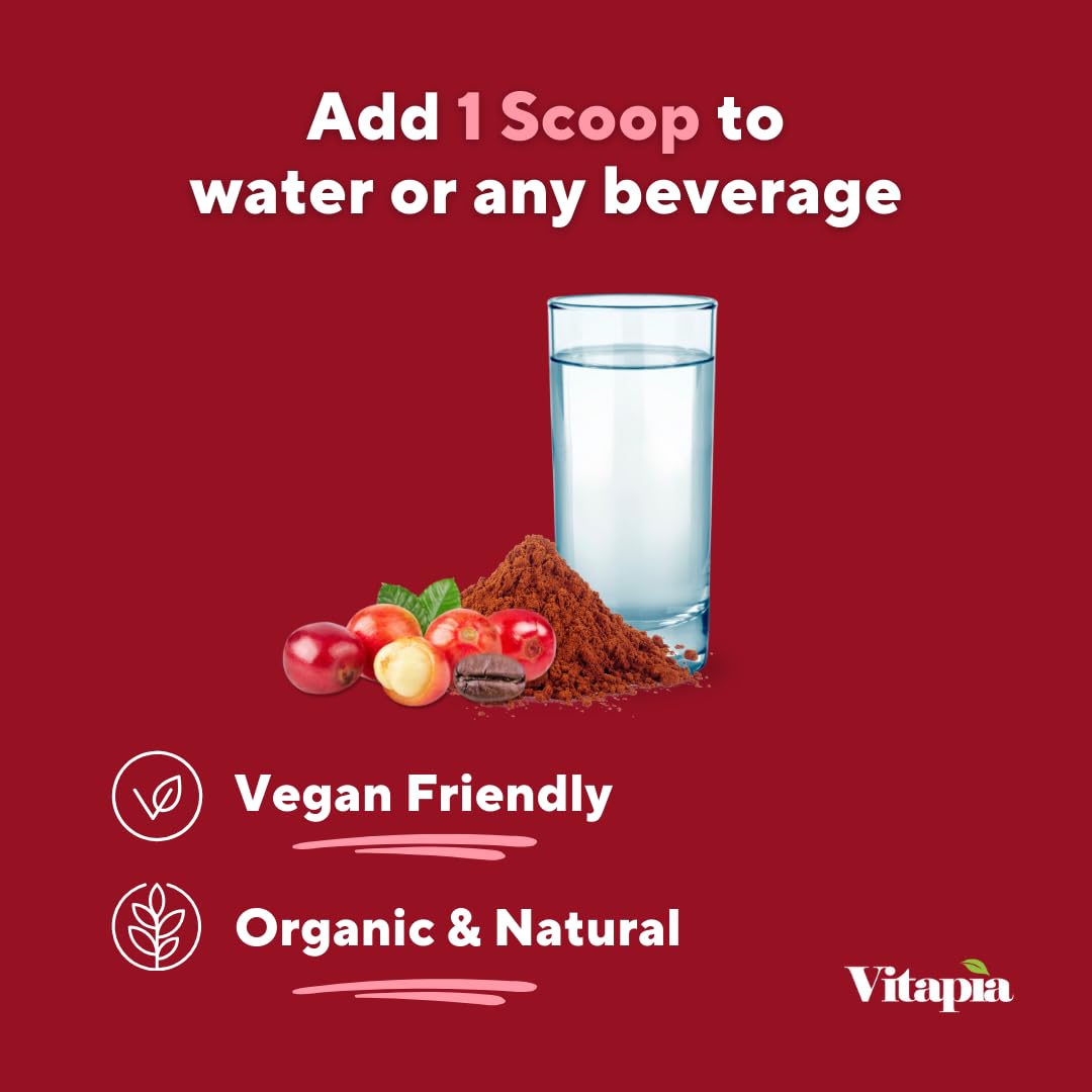 Vitapia Vitacoffee Caffeine Coffee Fruit Powder 3.53 Ounce