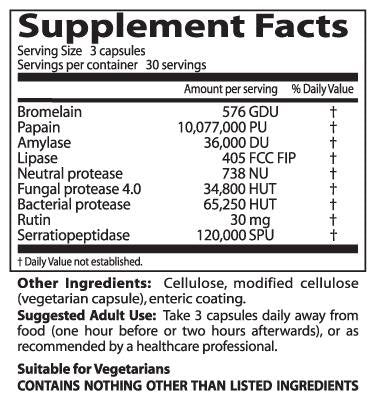 Doctor's Best Proteolytic Enzymes Capsule 90