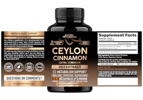 NUTRAHARMONY Ceylon Cinnamon & Multivitamin for Women Capsules, 150