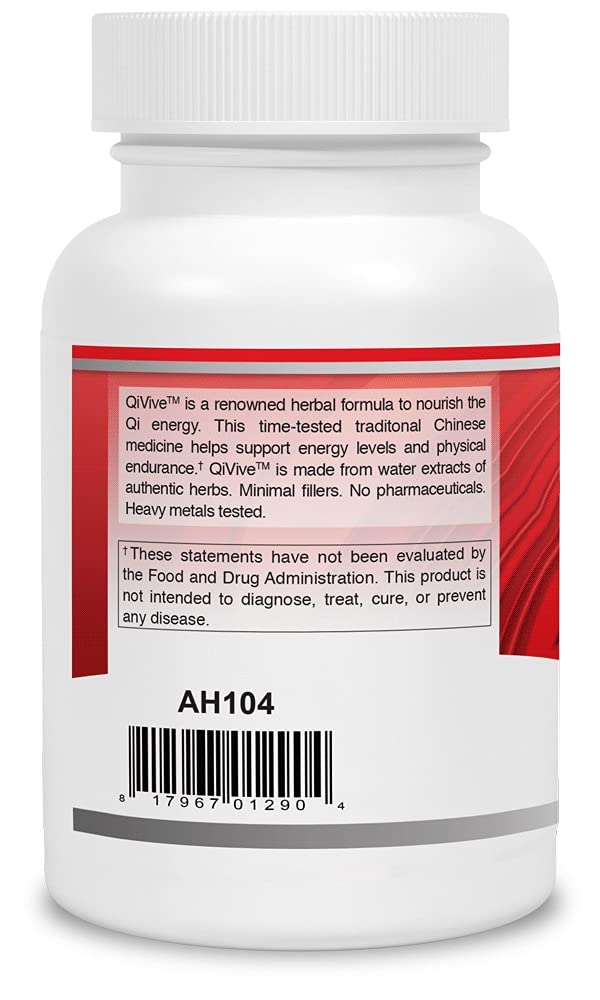 ActiveHerb QiVive Veggie Capsules, 80 Capsules