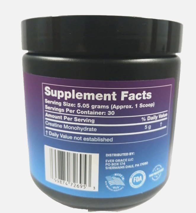 EverGrace LTD Creatine Monohydrate Powder 7.51 Ounce