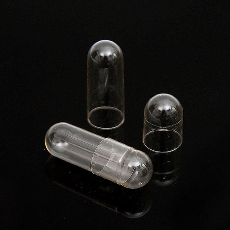 Generic Vegan Empty Capsules Size 00, Clear HPMC Capsules, 1000 Count