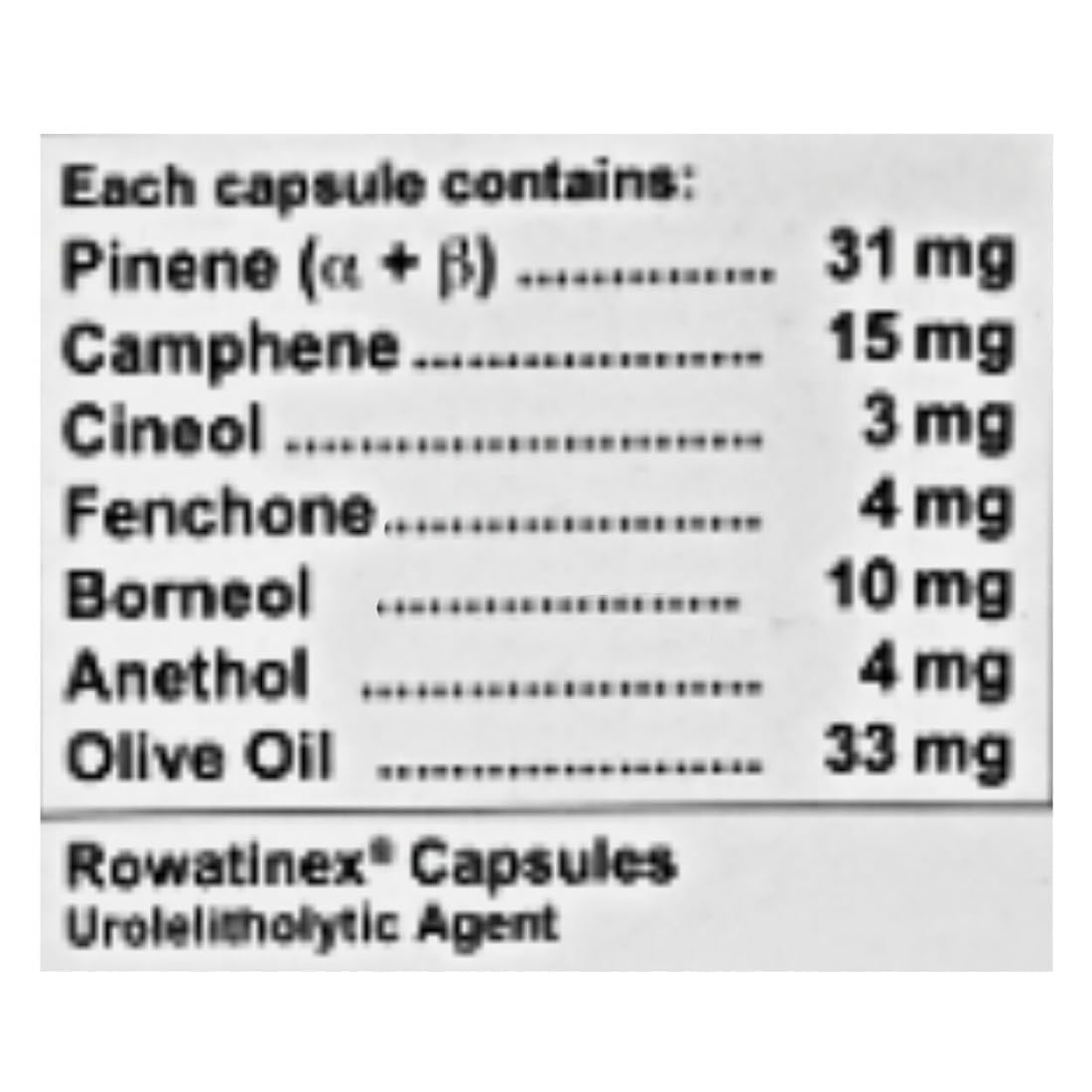 Generic Rowatinex 90 Capsules
