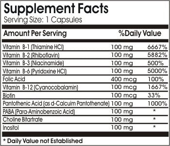 PureControl Supplements Supreme Nutritional Yeast/All the B Vitamins 1 Capsule