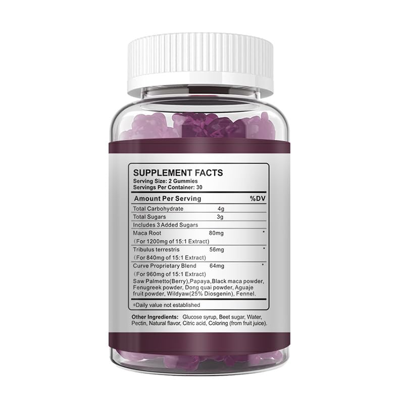 Wins Town Maca Candy Gummy 60 Count