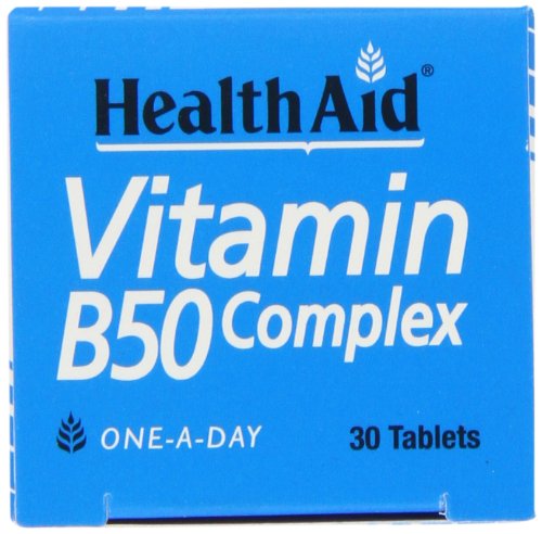 HealthAid Vitamin B50 Complex Prolonged Release Tablet, 30 Tablets
