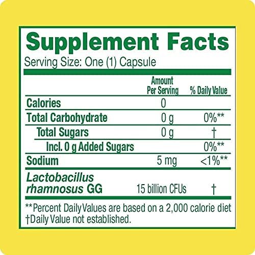 Culturelle Health & Wellness Daily Probiotic Supplement Capsules, 30 Count