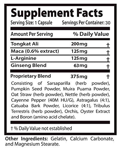 Viritenz Male Enhancement Capsules, 90 Count