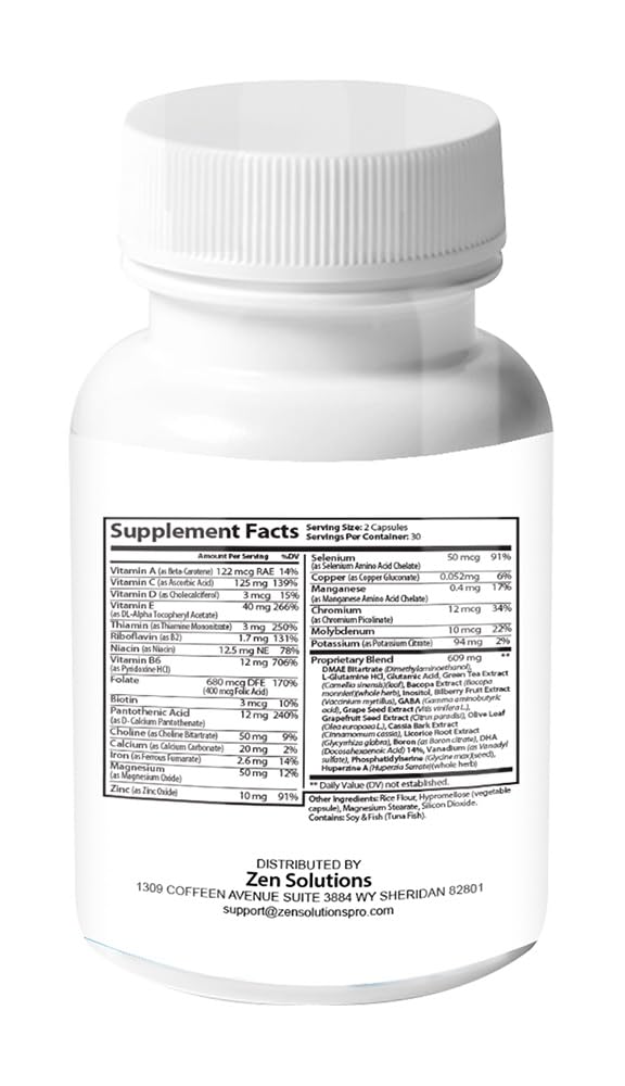 nutradash Memo Defender Capsule, 60 Count