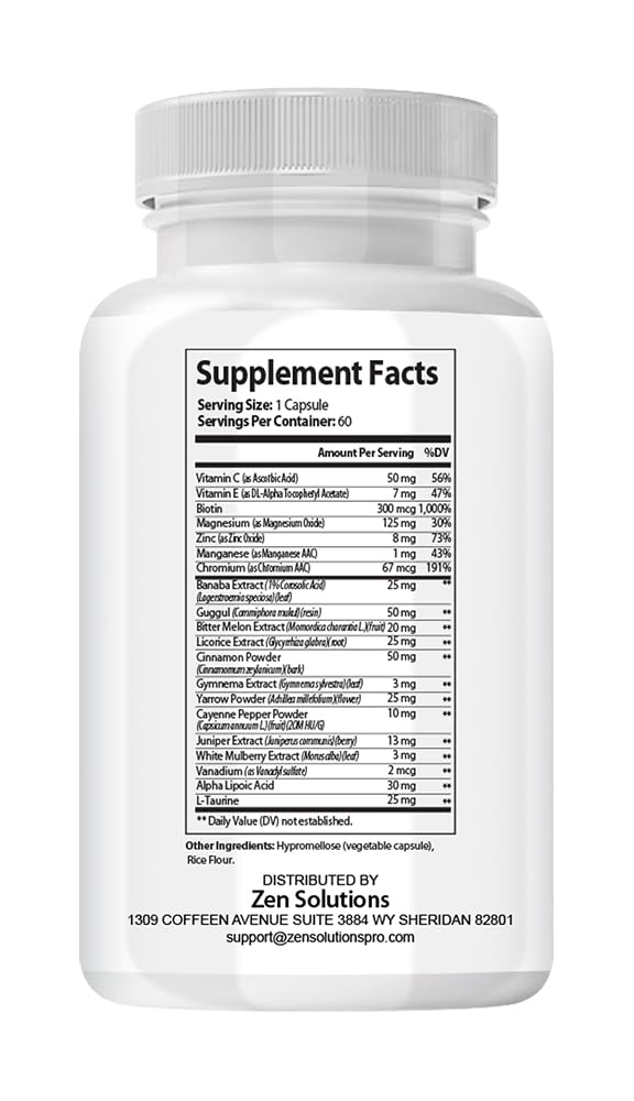 nutradash Gluco Regen Advanced Formula Capsules 120 Capsules