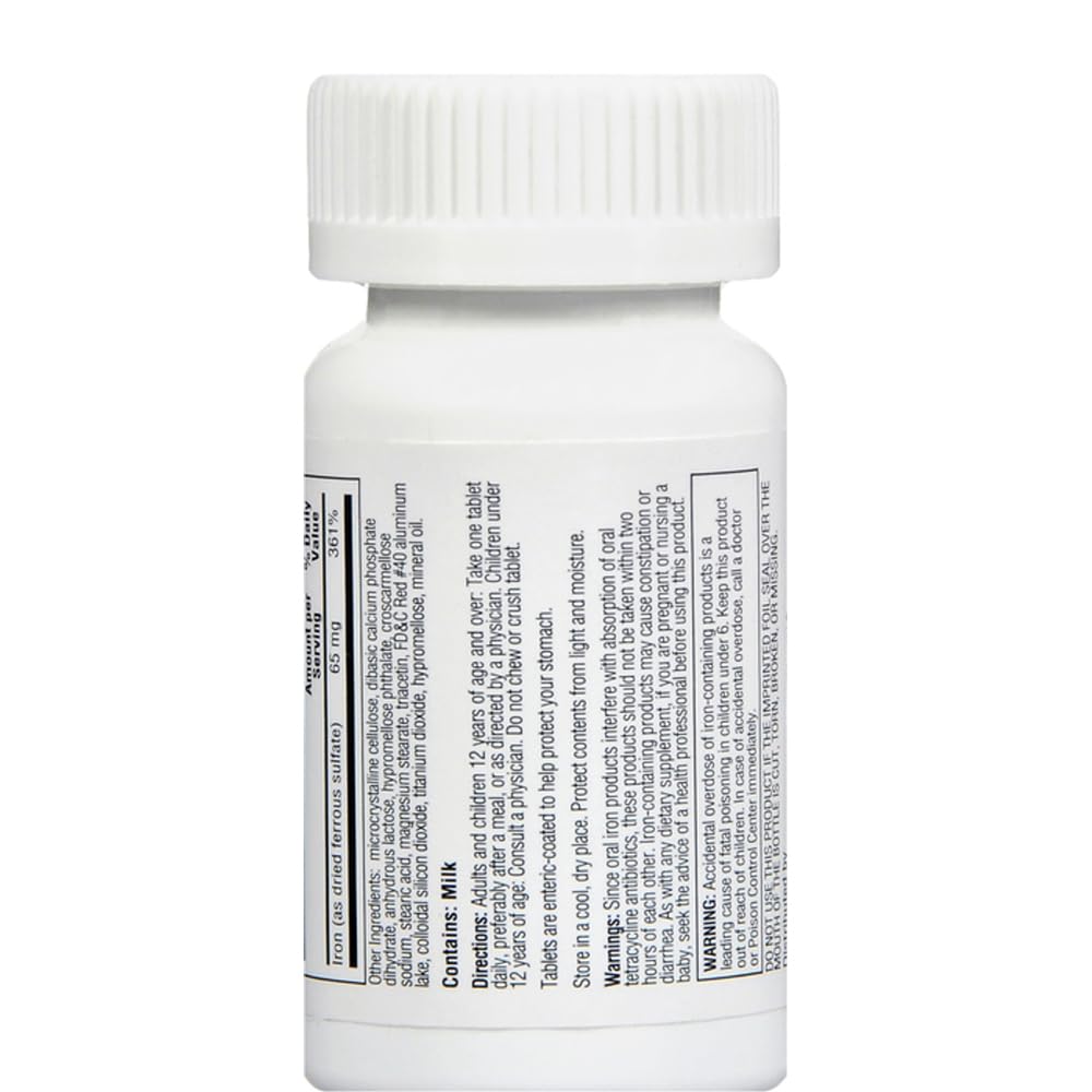 Kaxilu Ferrous Sulfate 325 mg Tablets, 300 Count