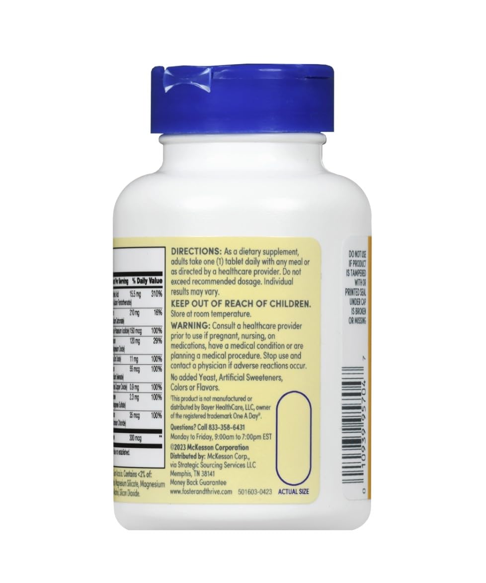 Foster & Thrive One Daily Men's Multivitamin Tablets, 100 Count
