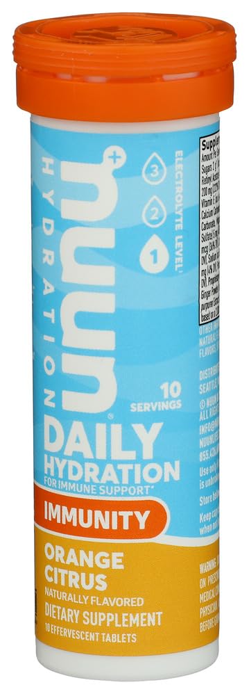 Nuun Immunity Orange Citrus Effervescent 1.9 Ounce